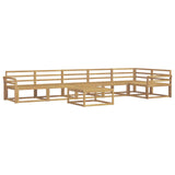Outdoor Sofa Set 7 pcs White 79 x 79 x 37 cm Solid Acacia Wood 3386548