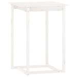5 Piece Bar Set White Solid Wood Pine 3124738