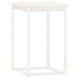5 Piece Bar Set White Solid Wood Pine 3124738