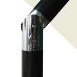 3-Tier Garden Parasol with Aluminium Pole Sand 2.5x2.5 m 313836