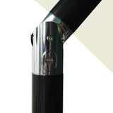 3-Tier Garden Parasol with Aluminium Pole Sand 2.5x2.5 m 313836