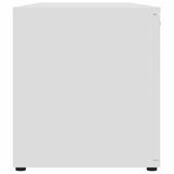 TV Cabinet White 120x34x37 cm Engineered Wood 801161
