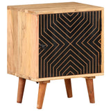Bedside Cabinet 40x30x50 cm Solid Acacia Wood 322667