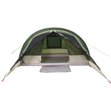 Camping Tent Cabin 4-Person Green Waterproof 94713