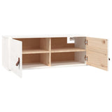 Wall Cabinets 2 pcs White 80x30x30 cm Solid Wood Pine 818378