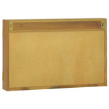 ZNTS Mirror Cabinet 60x10x40 cm Solid Wood Teak 338242