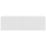 7 Piece TV Cabinet Set White Engineered Wood 3114542