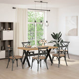 Dining Table NOAIN X-Shaped Legs 160x90x75 cm Solid Wood Pine 4100043