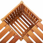 Garden Corner Bench with Planter 117x117x40cm Solid Acacia Wood 46345