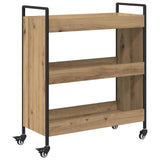 Kitchen Trolley Artisan Oak 70 x 30 x 82 cm Engineered Wood 879625