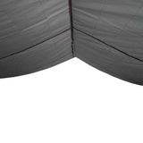 Camping Tarp Grey and Orange 420x440 cm Waterproof 94675