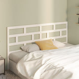 Bed Headboard White 186x4x100 cm Solid Wood Pine 814210