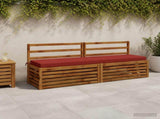 2-Piece Bench Cushions SOEST 2 pcs 100% Polyester Red 950025