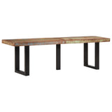 Bench 160 cm Solid Wood Reclaimed and Steel 4006412