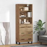 Highboard 2 pcs Artisan Oak 69.5 x 34 x 180 cm Engineered Wood 3415900