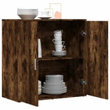 Sideboard Smoked Oak 79x38x80 cm Engineered Wood 840517