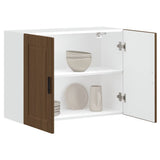 Kitchen Wall Cabinet Porto Brown Oak Engineered Wood 854074