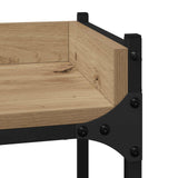 Washing Machine Shelf with Shelf Artisan Oak 67 x 25 x 163 cm 883551