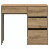 Desk with Drawer Artisan Oak 90 x 37.5 x 75 cm Engineered Wood 869497
