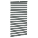 Zebra Blind Dark Grey 120x230 cm Fabric Width 115.9 cm Polyester 4014187