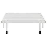Bed Frame without Mattress Foldable White 107x203 cm Steel 4103970