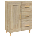 ZNTS Sideboard Sonoma Oak 69.5x34x90 cm Engineered Wood 812225