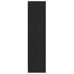 ZNTS Wardrobe Black 100x50x200 cm Engineered Wood 800226