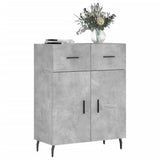 Sideboard Concrete Grey 69.5x34x90 cm Engineered Wood 828000