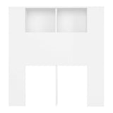 Headboard Cabinet White Engineered wood Large Headboard Cabinet 811907