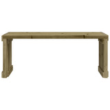 Garden Bench Extendable 212.5x40.5x45 cm Impregnated Wood Pine 832529