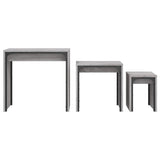 Nesting Coffee Tables 3 pcs Grey Sonoma Engineered Wood 837825