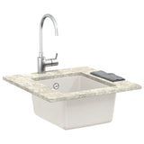 Sink White 370 x 460 mm 80% Quartz and 20% Resin 42028419