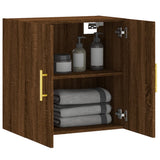 Wall Cabinet Brown Oak 60x31x60 cm Engineered Wood 829955