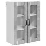 Wall Glass Cabinet LUCCA Concrete Grey 60 x 31 x 80 cm 885088