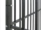 Dog Playpen 8 Panels Black Galvanised Steel 3209557