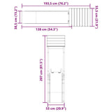 Outdoor Playset Impregnated Wood Pine 3155809