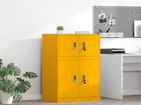 Storage Cabinet Mustard Yellow 60 x 40 x 40 cm Steel 891715
