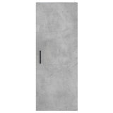 Highboard Concrete Grey 34,5x34x180 cm Engineered Wood 3198805
