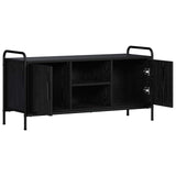 TV Cabinet 99 x 33 x 50 cm Black Oak Engineered Wood 8013704