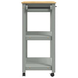 Kitchen Trolley MONZA 84x40x88.5 cm Solid Wood Pine 376101
