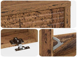 Shoe Cabinet HAARLEM 78 x 24 x 103 cm Engineered Wood Old Wood 896883