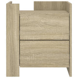 Bedside Cabinet Sonoma Oak 45x50x50 cm Engineered Wood 848285
