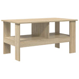Coffee Table Sonoma Oak 90 x 50 x 45 cm Engineered Wood 8000254