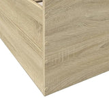 Bed Frame Sonoma Oak Engineered wood King Storage Bed Frame 3280288