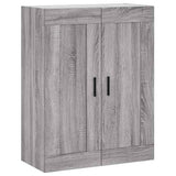 Highboard Grey Sonoma 69.5x34x180 cm Engineered Wood 3199639