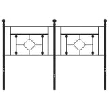 Metal Replace Headboard Black 140 cm 374372
