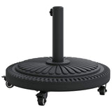 Parasol Base Art Deco Black 45 x 39.5 cm Iron 42002567