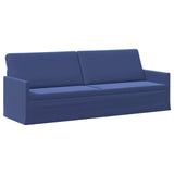 Sofa Set 2 pcs Police Blue Velvet 3433241