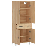 Highboard Sonoma Oak 69,5x34x180 cm Engineered Wood 3198180