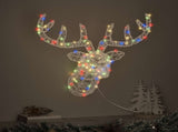 Reindeer Head Colourful 68 x 36.5 x 62.5 cm Acrylic 42019064